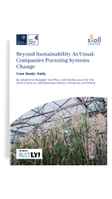 The front cover of the Oatly case study. 