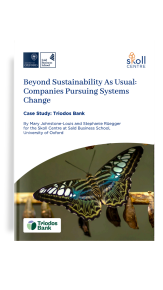 The front cover of the Triodos case study.