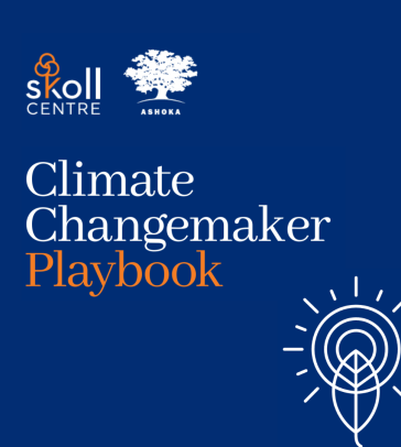 Text reads 'Climate Changemaker Playbook'. 