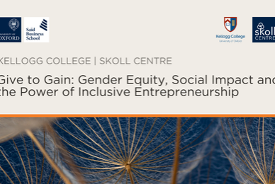 Seminar graphic depicting the title with an closeup image of a dandelion across the bottom