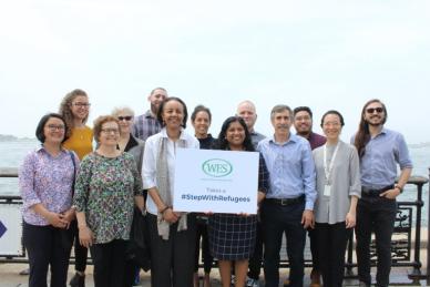 WES staff, World Refugee Day Walk, New York, 2019 