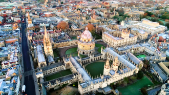 Oxford from the sky
