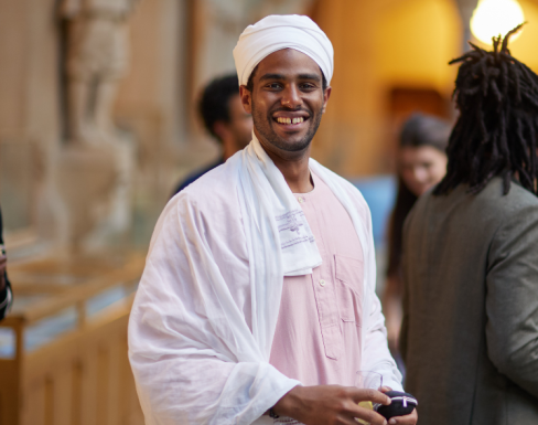 Ashraf Mizo at Museum of Natural History at Oxford.