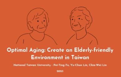Text reads: 'Optimal Aging.' The cover of National Taiwan University's Map the System report.