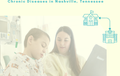 Text reads: 'School Sick'. Vanderbilt University's cover of their Map the System report.