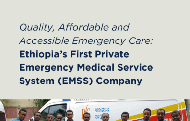 Tebita Ambulance Case Study with Front Cover